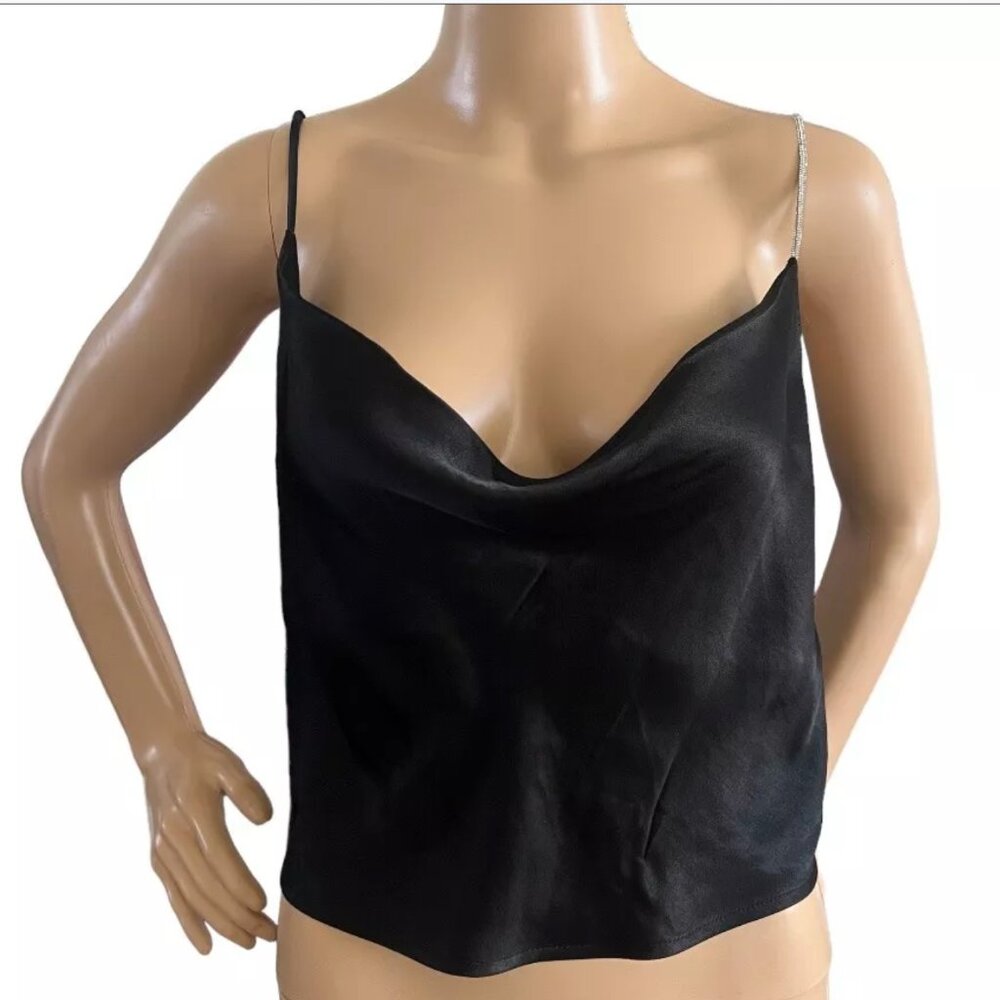 Zara Rhinestone Strap Cami - Picture 3 of 6